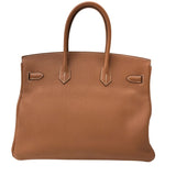 エルメス HERMES バーキン35 Y刻 ゴールド ゴールド金具 トゴ レディース ハンドバッグ
