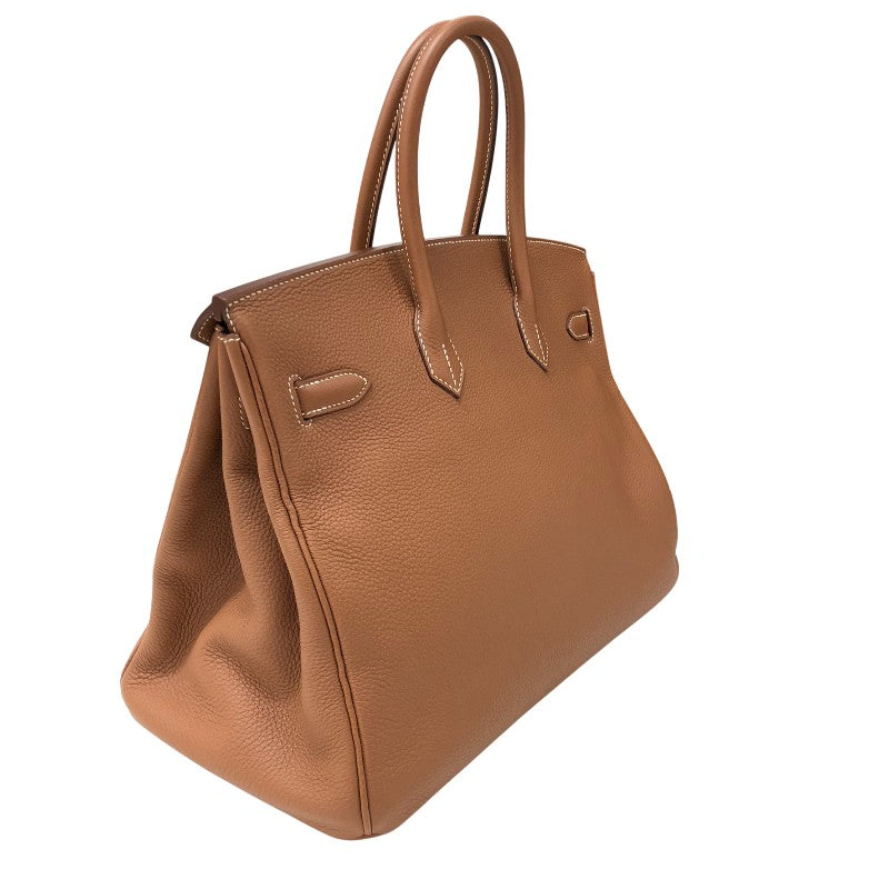 エルメス HERMES バーキン35 Y刻 ゴールド ゴールド金具 トゴ レディース ハンドバッグ