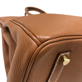 エルメス HERMES バーキン35 Y刻 ゴールド ゴールド金具 トゴ レディース ハンドバッグ