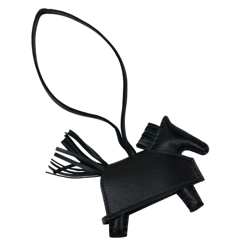 エルメス HERMES ロデオ ロベオロック PM チャーム K刻 ブラック アニョーミロ レディース その他小物