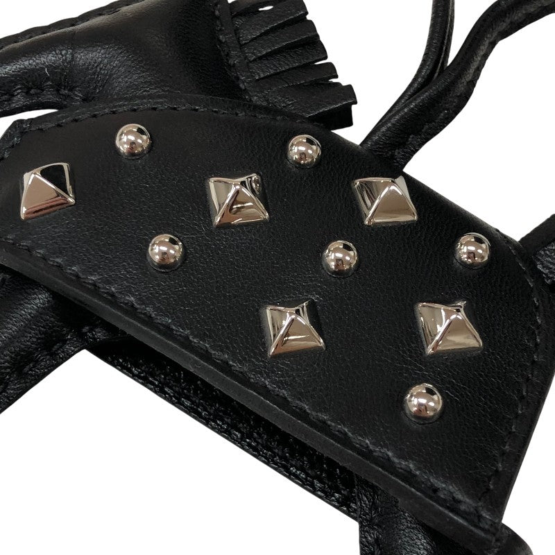 エルメス HERMES ロデオ ロベオロック PM チャーム K刻 ブラック アニョーミロ レディース その他小物