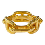 エルメス HERMES ルガデスカーフリング ゴールド メタル アクセサリー