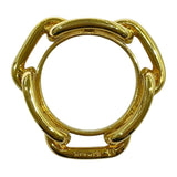 エルメス HERMES ルガデスカーフリング ゴールド メタル アクセサリー