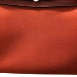 エルメス HERMES エールバッグジップPM B刻印 キュイーブル・ルージュアッシュ シルバー金具 トワル・ハンター レディース ハンドバッグ