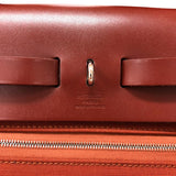 エルメス HERMES エールバッグジップPM B刻印 キュイーブル・ルージュアッシュ シルバー金具 トワル・ハンター レディース ハンドバッグ
