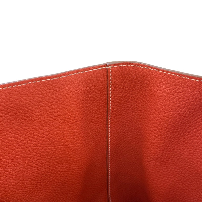 エルメス HERMES ドゥブルセンス36 □P刻　(2012年製) サンギーヌ/フォーブ トリヨンクレマンス レディース トートバッグ