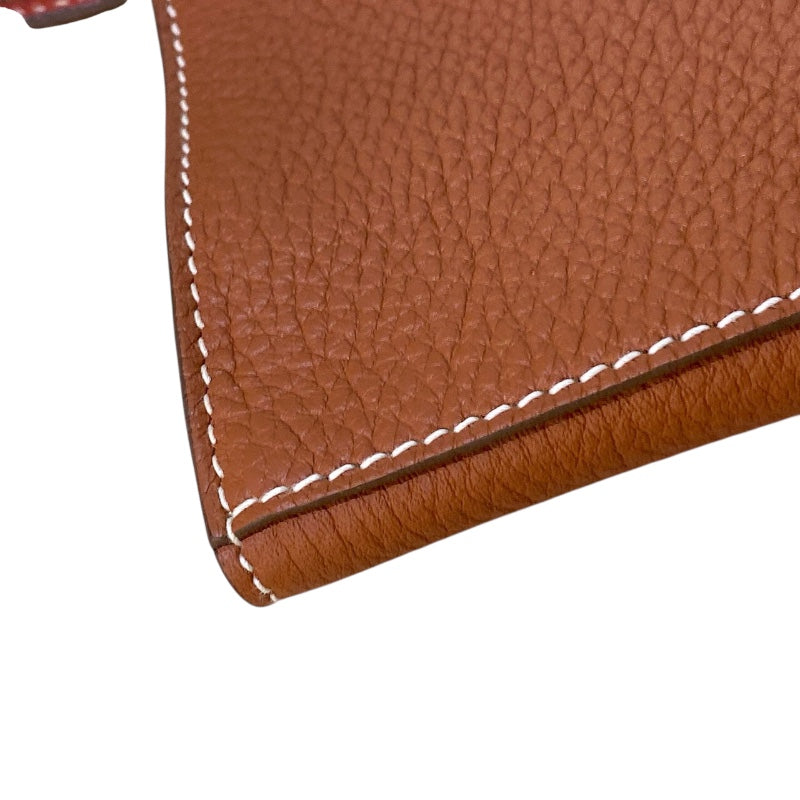 エルメス HERMES ドゥブルセンス36 □P刻　(2012年製) サンギーヌ/フォーブ トリヨンクレマンス レディース トートバッグ