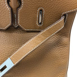 エルメス HERMES バーキン35 □I刻 ゴールド シルバー金具 トゴ レディース ハンドバッグ
