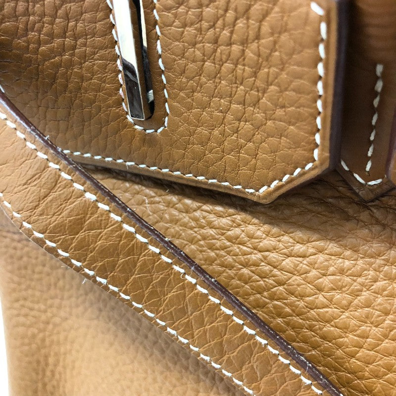 エルメス HERMES バーキン35 □I刻 ゴールド シルバー金具 トゴ レディース ハンドバッグ