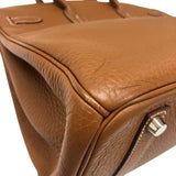 エルメス HERMES バーキン35 □I刻 ゴールド シルバー金具 トゴ レディース ハンドバッグ