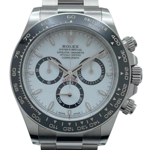 ロレックス ROLEX デイトナ ランダムシリアル 126500LN ホワイト SS 自動巻き メンズ 腕時計