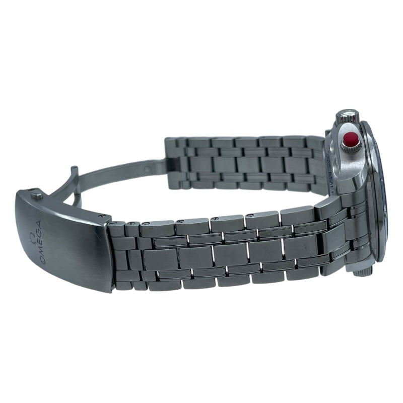 オメガ OMEGA シーマスター ダイバー300M アメリカズカップ マスター クロノメーター クロノグラフ 210.30.44.51.03.002 ブルー SS 自動巻き メンズ 腕時計