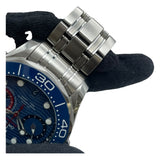 オメガ OMEGA シーマスター ダイバー300M アメリカズカップ マスター クロノメーター クロノグラフ 210.30.44.51.03.002 ブルー SS 自動巻き メンズ 腕時計