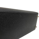 エルメス HERMES ケリー28 W刻 ブラック シルバー金具 エプソン レディース ハンドバッグ ショルダーバッグ