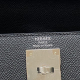 エルメス HERMES ケリー28 W刻 ブラック シルバー金具 エプソン レディース ハンドバッグ ショルダーバッグ