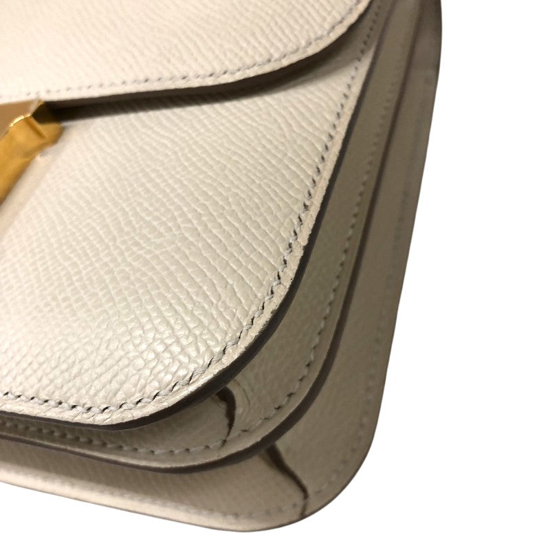 エルメス HERMES コンスタンス3ミニ W刻 クレ ゴールド金具 エプソン レディース ショルダーバッグ