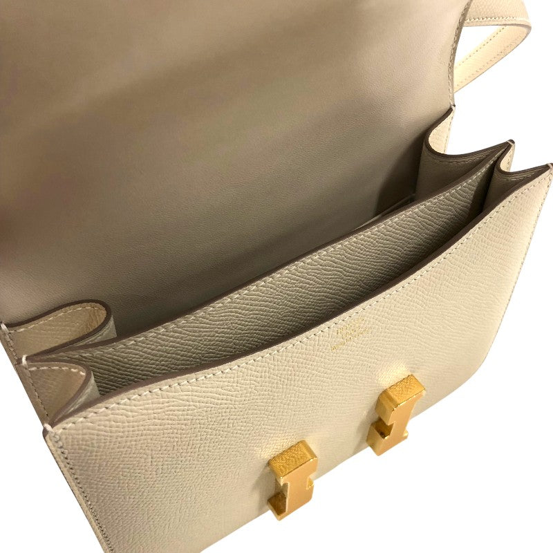 エルメス HERMES コンスタンス3ミニ W刻 クレ ゴールド金具 エプソン レディース ショルダーバッグ