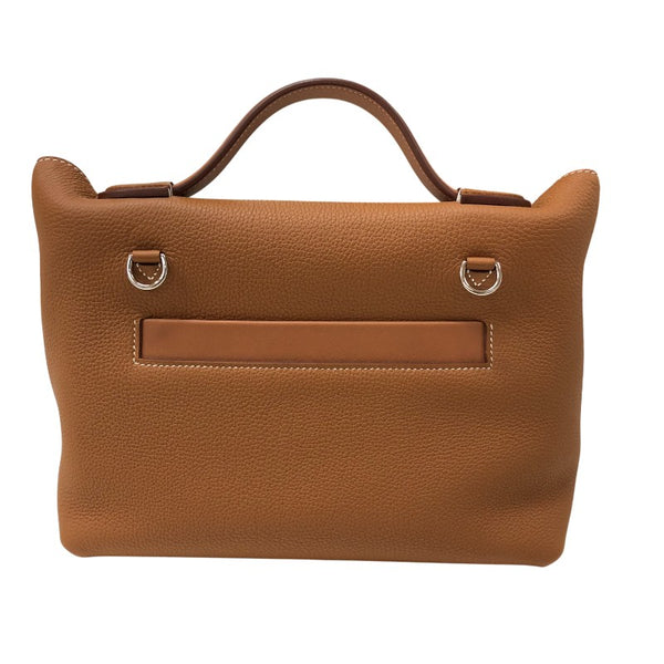 エルメス HERMES ヴァンキャトル29 U刻 ゴールド シルバー金具 トゴ/スイフト レディース ハンドバッグ
