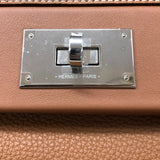 エルメス HERMES ヴァンキャトル29 U刻 ゴールド シルバー金具 トゴ/スイフト レディース ハンドバッグ