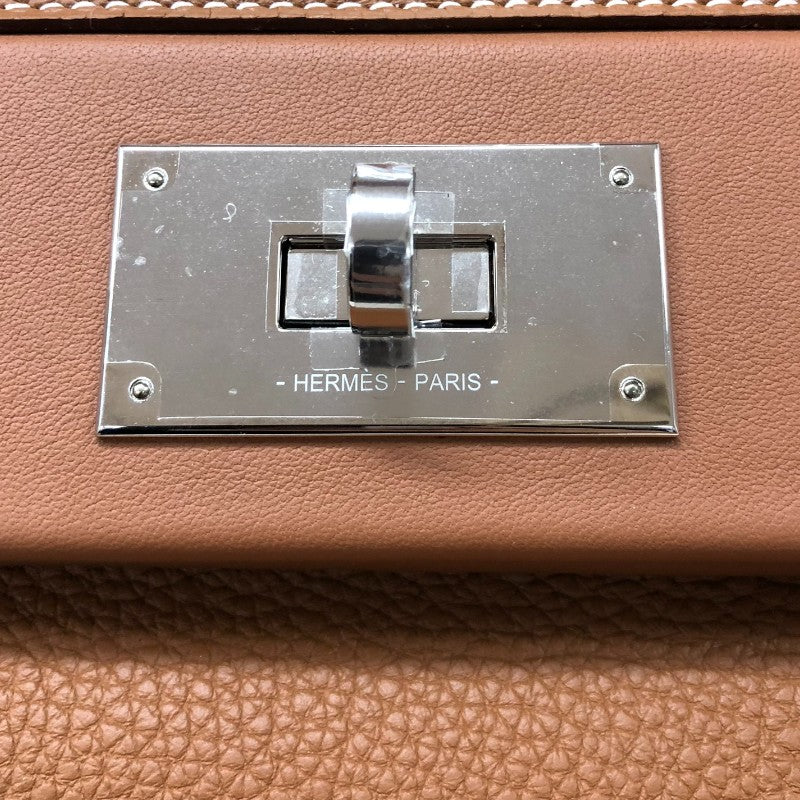 エルメス HERMES ヴァンキャトル29 U刻 ゴールド シルバー金具 トゴ/スイフト レディース ハンドバッグ