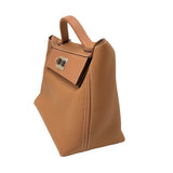 エルメス HERMES ヴァンキャトル29 U刻 ゴールド シルバー金具 トゴ/スイフト レディース ハンドバッグ