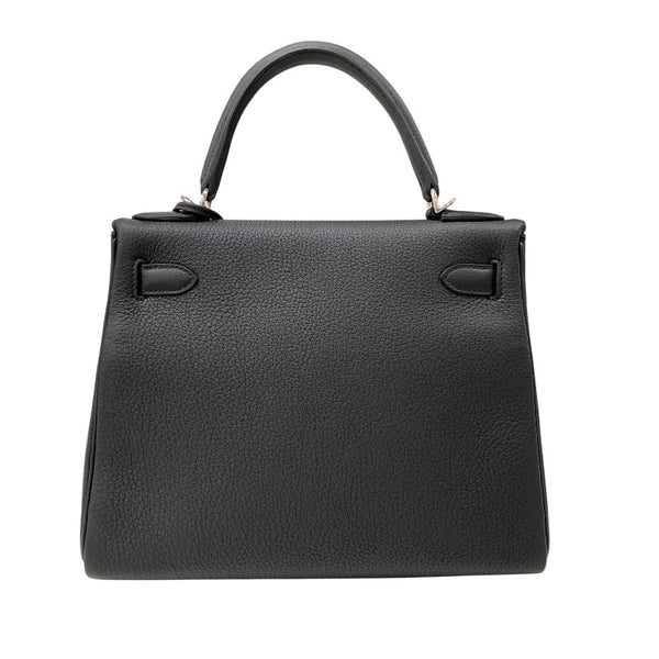 エルメス HERMES ケリー28 W刻印　(2024年製) ブラック シルバー金具 トゴ レディース ショルダーバッグ