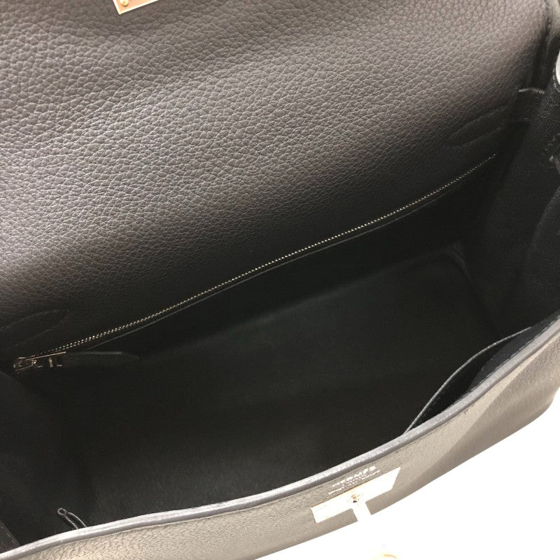 エルメス HERMES ケリー28 W刻印　(2024年製) ブラック シルバー金具 トゴ レディース ショルダーバッグ