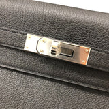 エルメス HERMES ケリー28 W刻印　(2024年製) ブラック シルバー金具 トゴ レディース ショルダーバッグ
