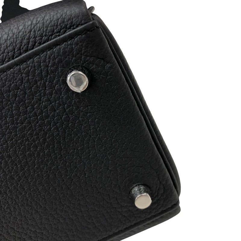 エルメス HERMES ケリー28 W刻印　(2024年製) ブラック シルバー金具 トゴ レディース ショルダーバッグ