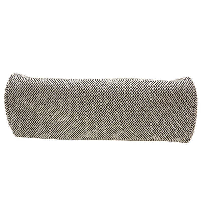 エルメス HERMES エールバッグジップPM U刻 アイボリー・ブラック シルバー金具 トワル/ハンター レディース ショルダーバッグ