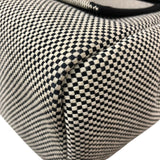 エルメス HERMES エールバッグジップPM U刻 アイボリー・ブラック シルバー金具 トワル/ハンター レディース ショルダーバッグ