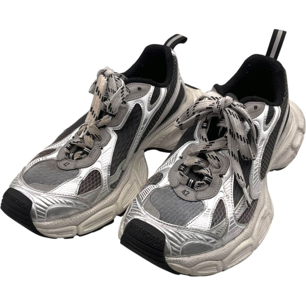 バレンシアガ BALENCIAGA 3XL ユーズド加工メッシュスニーカー 734734 ブラック/ホワイト レザー メンズ スニーカー