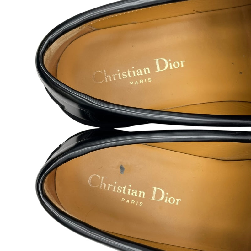 クリスチャン・ディオール Christian Dior DIOR BOYプラットフォームローファー KDB862ACA ブラック レザー レディース ローファー