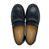 クリスチャン・ディオール Christian Dior DIOR BOYプラットフォームローファー KDB862ACA ブラック レザー レディース ローファー