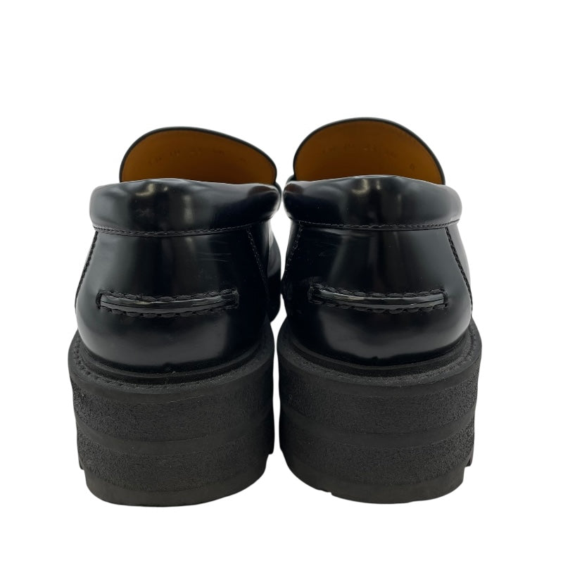 クリスチャン・ディオール Christian Dior DIOR BOYプラットフォームローファー KDB862ACA ブラック レザー レディース ローファー