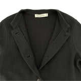 クリスチャン・ディオール Christian Dior バックロゴコットンジャケット 414V60BM647 ブラック コットン/シルク レディース ノーカラージャケット