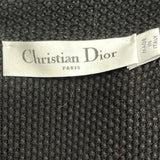 クリスチャン・ディオール Christian Dior バックロゴコットンジャケット 414V60BM647 ブラック コットン/シルク レディース ノーカラージャケット