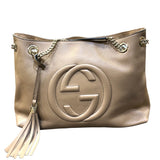 グッチ GUCCI ソーホーチェーントートバッグ 536196 キャメル レザー レディース ショルダーバッグ