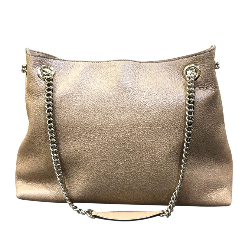 グッチ GUCCI ソーホーチェーントートバッグ 536196 キャメル レザー レディース ショルダーバッグ