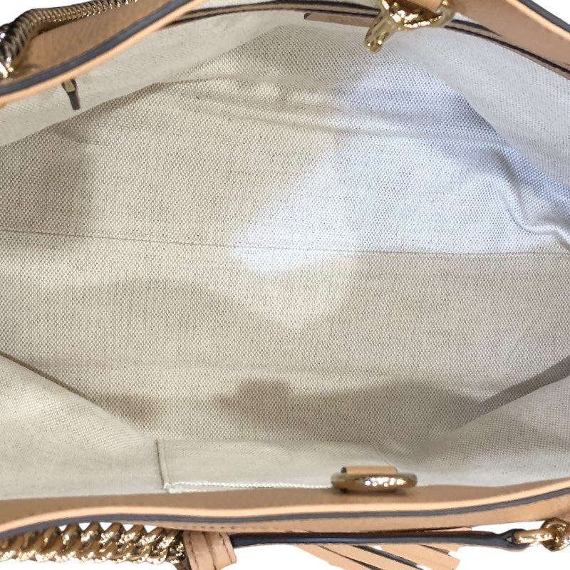 グッチ GUCCI ソーホーチェーントートバッグ 536196 キャメル レザー レディース ショルダーバッグ