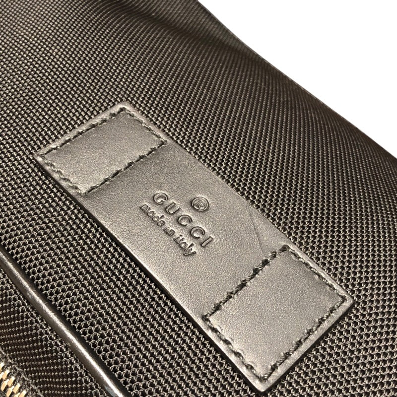 グッチ GUCCI シェリーライン ベルトバッグ 630920 ブラック テクノキャンバス/レザー メンズ ボディバッグ