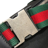 グッチ GUCCI シェリーライン ベルトバッグ 630920 ブラック テクノキャンバス/レザー メンズ ボディバッグ