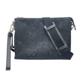 グッチ GUCCI ジャンボGGミディアムメッセンジャーバッグ 739668 ブラック ジャンボGGキャンバス メンズ メッセンジャーバッグ