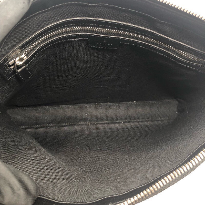 グッチ GUCCI ジャンボGGミディアムメッセンジャーバッグ 739668 ブラック ジャンボGGキャンバス メンズ メッセンジャーバッグ