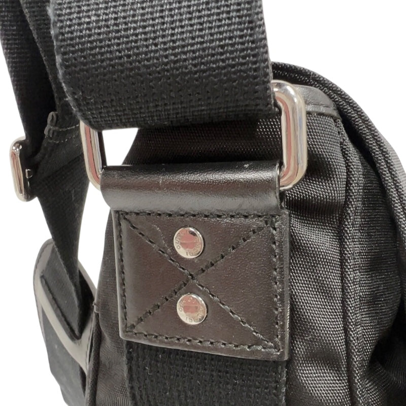 グッチ GUCCI シェリーラインメッセンジャーバッグ 246067 ブラック　シルバー金具 ナイロン ユニセックス ショルダーバッグ