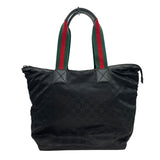 グッチ GUCCI GGナイロンハンドバッグ 131231 ブラック GGナイロン ユニセックス ハンドバッグ