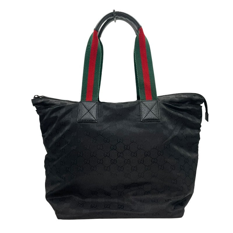グッチ GUCCI GGナイロンハンドバッグ 131231 ブラック GGナイロン ユニセックス ハンドバッグ