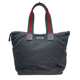 グッチ GUCCI GGナイロンハンドバッグ 131231 ブラック GGナイロン ユニセックス ハンドバッグ