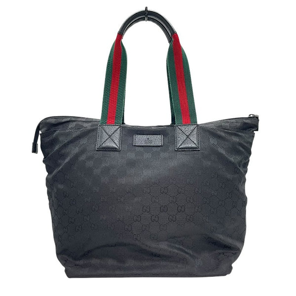 グッチ GUCCI GGナイロンハンドバッグ 131231 ブラック GGナイロン ユニセックス ハンドバッグ