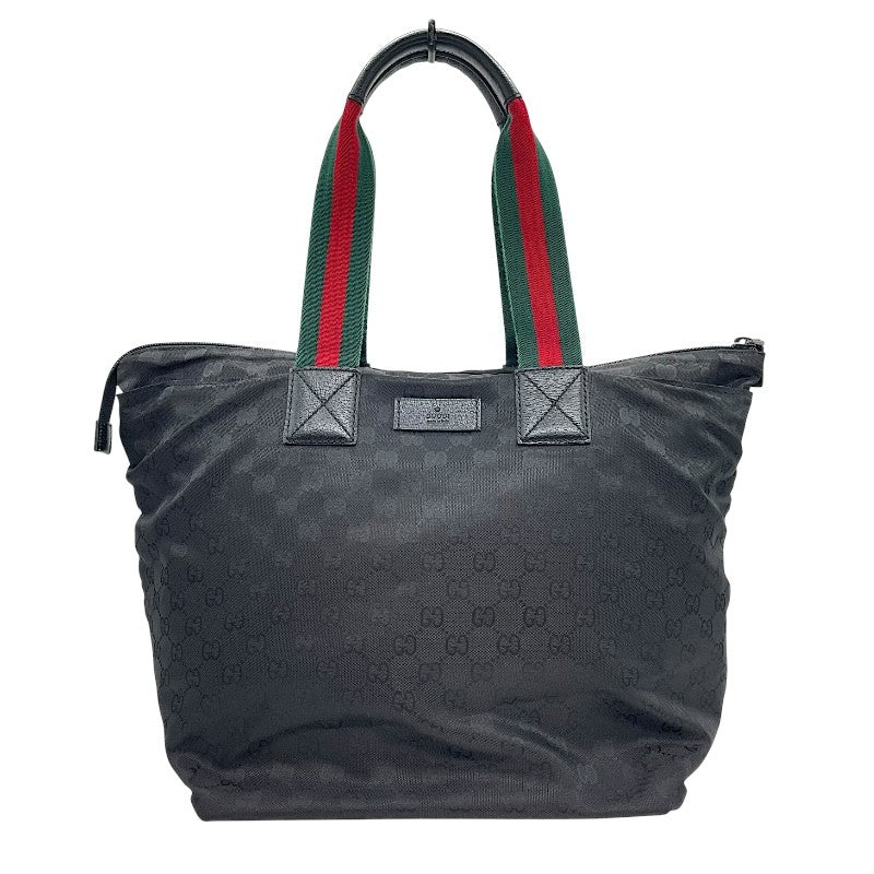 グッチ GUCCI GGナイロンハンドバッグ 131231 ブラック GGナイロン ユニセックス ハンドバッグ